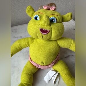 Dream Works Shrek The Third Ogre Baby Felicia Plush Stuffed 2006 Toy Size‎ 8”